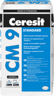 CM 9 Adeziv pentru montarea Gresiei si Faiantei 25 kg / sac