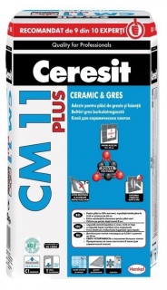CM 11 PLUS Adeziv pentru Montarea Gresiei si Faiantei 25 kg / sac