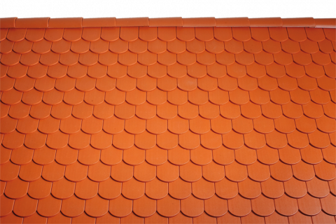 Tondach Tigla de baza Solzi cu Taiere Semicirculara Rosu