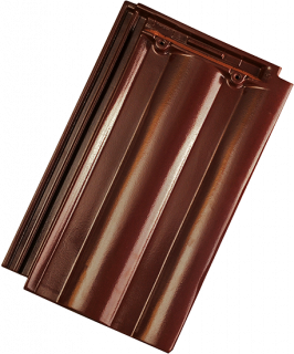 Tondach Tigla de baza Twist XXL Glazura Amadeus Visiniu