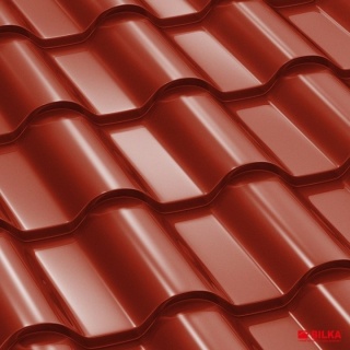Bilka Romanic Tigla Metalica 0.5 mm Rosu Lucios RAL 3011