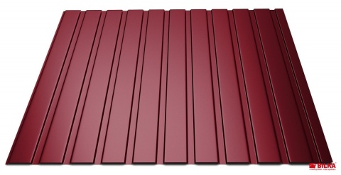 Bilka Tablă Cutată T8 0.5 mm Lucios Visiniu RAL 3005
