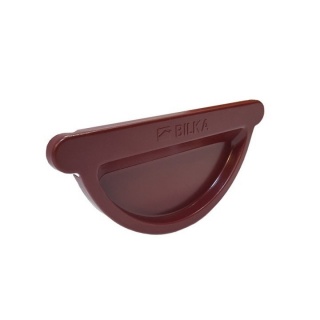 Bilka Capac Jgheab 125mm&nbsp;0.6&nbsp;mm Lucios Visiniu RAL 3005