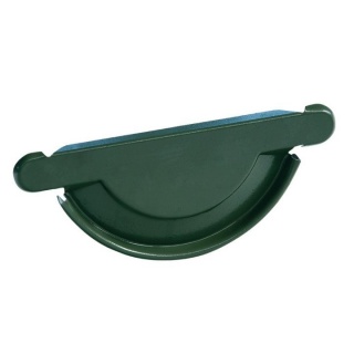 Bilka Capac Jgheab 125mm&nbsp;0.6&nbsp;mm Lucios Verde RAL 6020