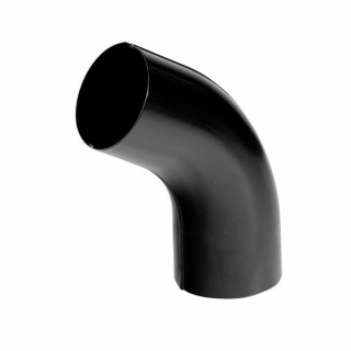 Bilka Cot 60 grade 90mm 0.6&nbsp;mm Lucios Negru&nbsp;RAL 9005