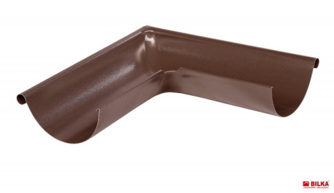 Bilka Coltar Exterior - Interior 90 grade&nbsp;125mm&nbsp;0.6&nbsp;mm Lucios Maro&nbsp;RAL 8017