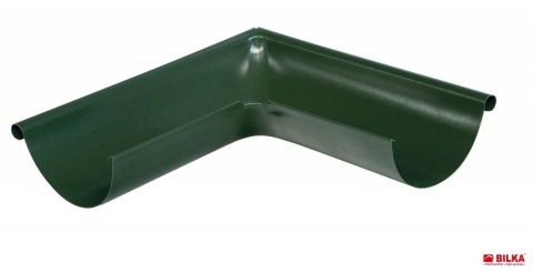 Bilka Coltar Exterior - Interior 90 grade&nbsp;125mm&nbsp;0.6&nbsp;mm Lucios Verde&nbsp;RAL 6020