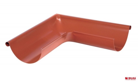 Bilka Coltar Exterior - Interior 90 grade&nbsp;125mm&nbsp;0.6&nbsp;mm Lucios Caramiziu RAL 8004