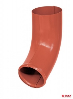 Bilka Cot de Evacuare 90mm 0.6&nbsp;mm Lucios Caramiziu&nbsp;RAL 8004