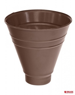 Bilka Palnie Colectoare 90mm 0.6&nbsp;mm Lucios Maro RAL 8017