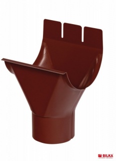 Bilka Racord Jgheab Burlan 125/90 0.6&nbsp;mm Lucios Rosu Maroniu RAL 3009