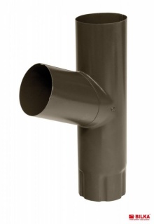 Bilka Ramificatie Burlan 90mm 0.6&nbsp;mm Lucios Maro Inchis RAL 8019