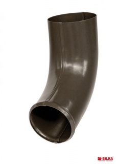 Bilka Cot de Evacuare 90mm 0.6&nbsp;mm Lucios Maro Inchis RAL 8019