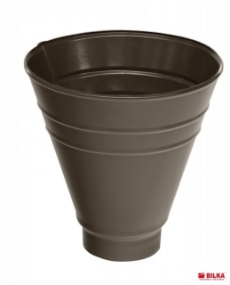 Bilka Palnie Colectoare 90mm 0.6&nbsp;mm Lucios Maro Inchis RAL 8019