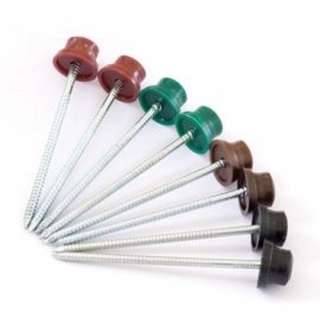 Cuie Verzi&nbsp;Cap PVC&nbsp;pentru Fixarea Placilor Ondulate