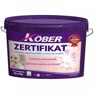 Vopsea superlavabila de interior cu ioni de argint Zertifikat + 3&nbsp;L