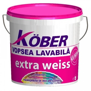 Vopsea lavabila de interior Extra Weiss 8.5&nbsp;L
